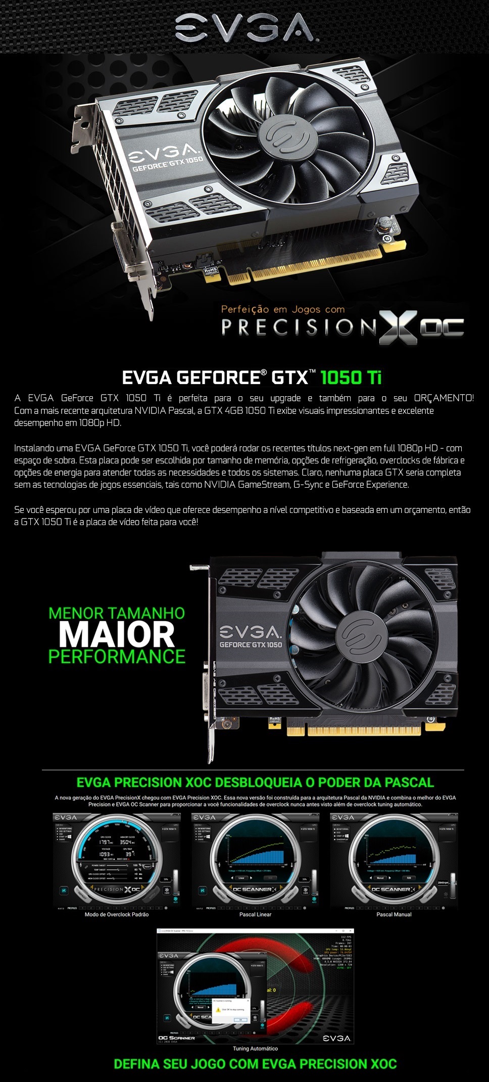 placa de vídeo evga