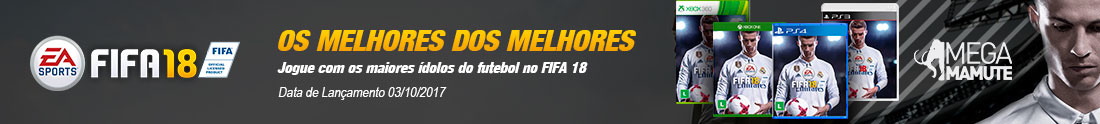 Pré-Venda FIFA 18, envio a partir do dia 03-10-2017